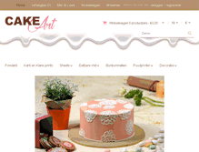 Tablet Screenshot of cakeart.nl